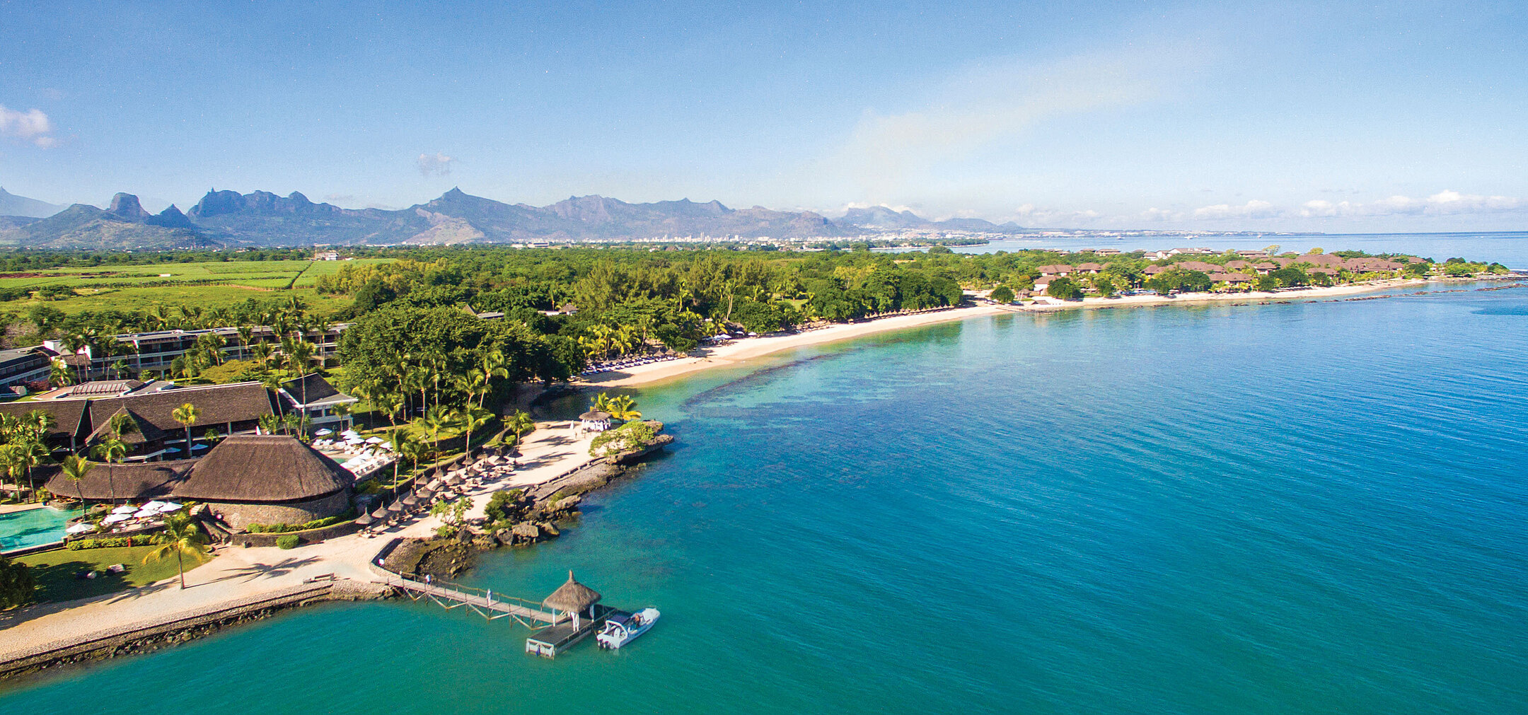 Maritim Resort & Spa Mauritius offers stunning views of the beach and clear tropical waters
